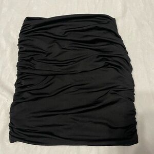 Ruched Tight Short Skirt